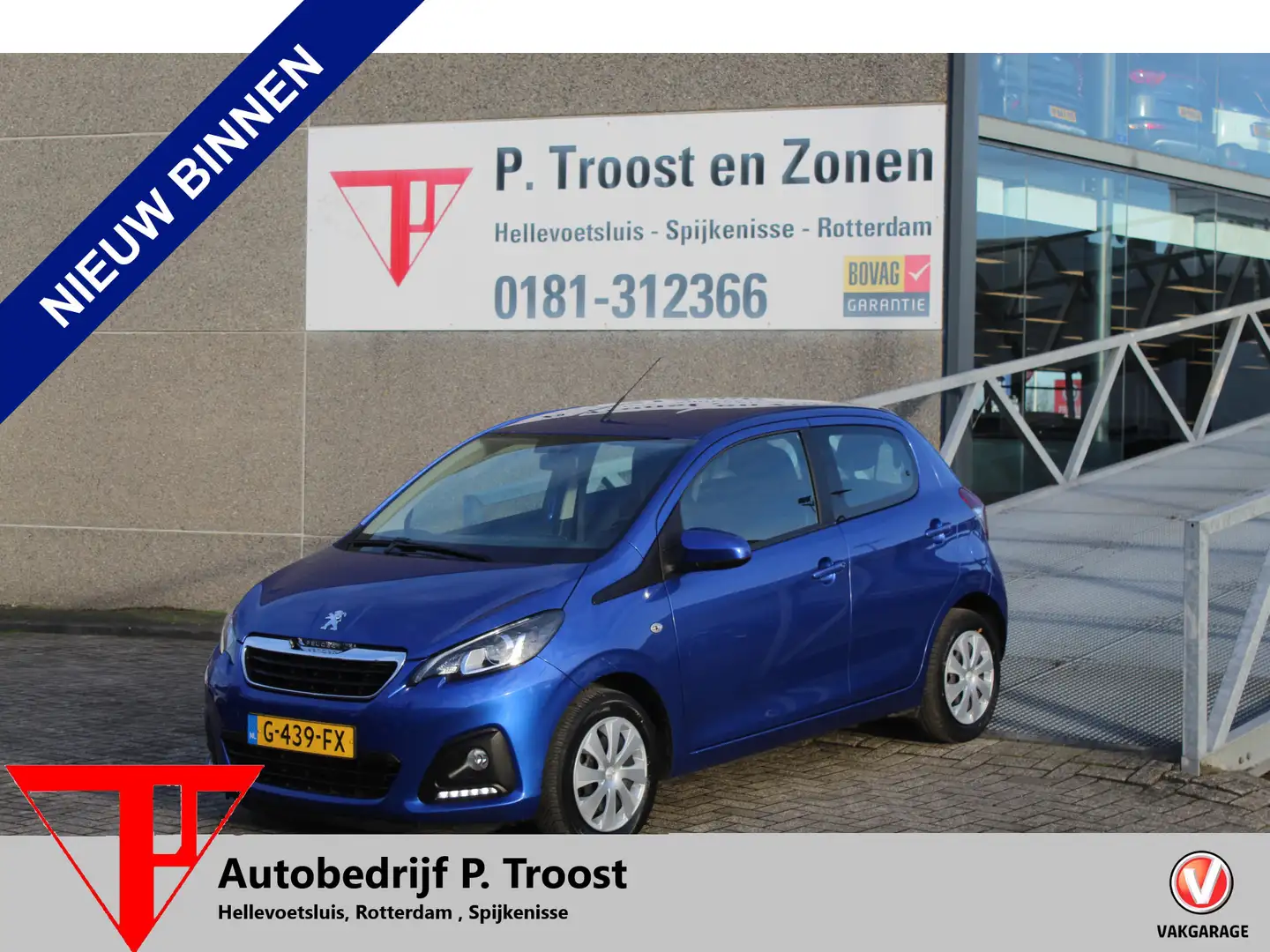 Peugeot 108 1.0 e-VTi Active Airco//Bluetooth/Centrale Deurver Blauw - 1