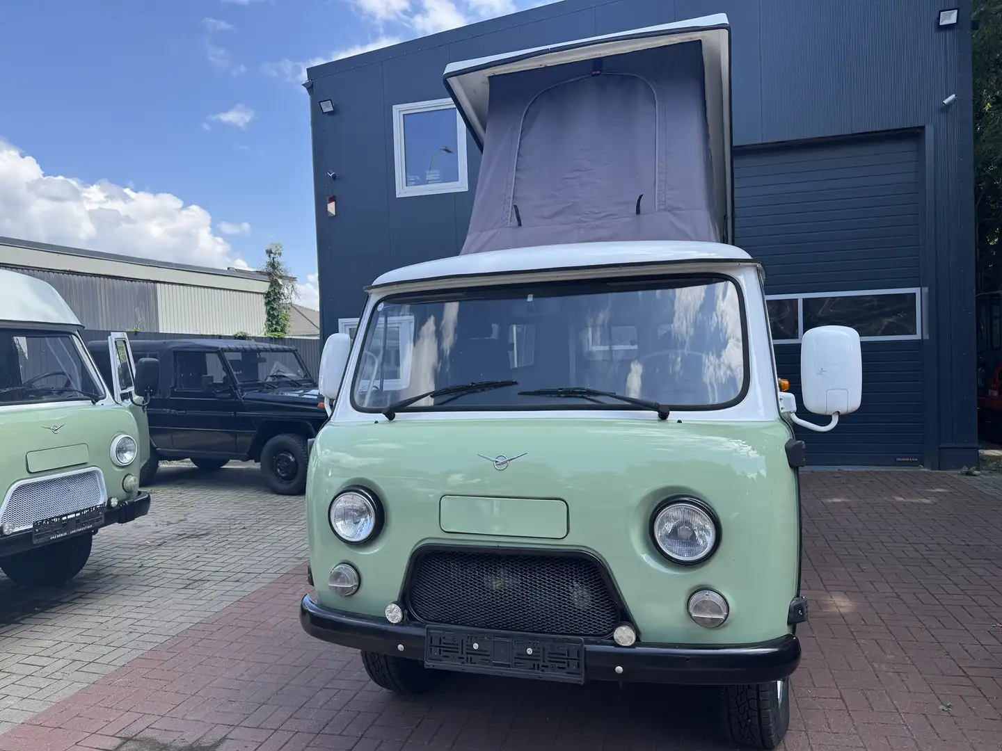 UAZ Buchanka Allrad 4X4 AufstelldachEuro 6 Deutsche Zul Camper Grün - 2