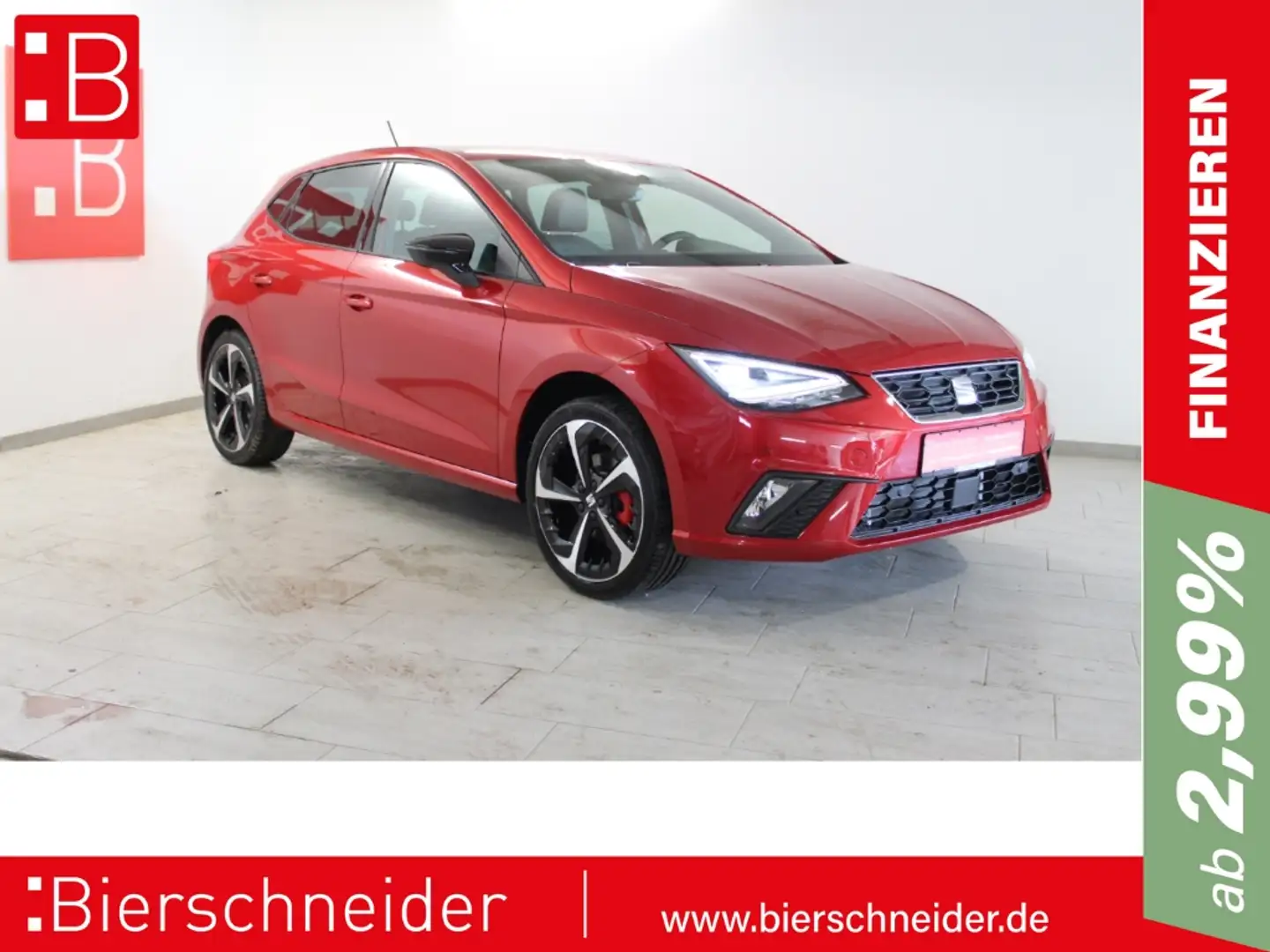 SEAT Ibiza 1.0 TSI DSG FR 18 NAVI LED KESSY VC KAMERA Rot - 1