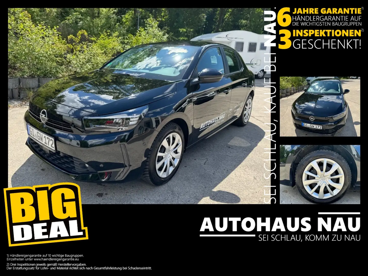 Opel Corsa 1.2 Edition *Automatik* Schwarz - 1