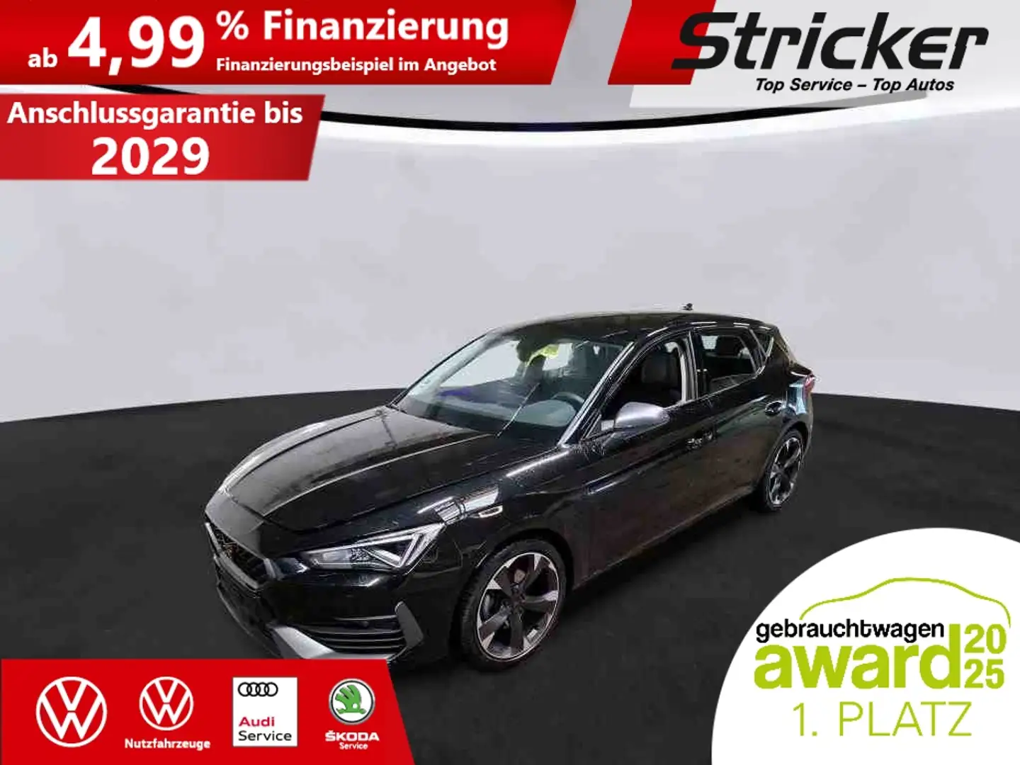 CUPRA Leon 1.5eTSI DSG 199,-ohne Anzahlung Navi ACC Kamera Schwarz - 2