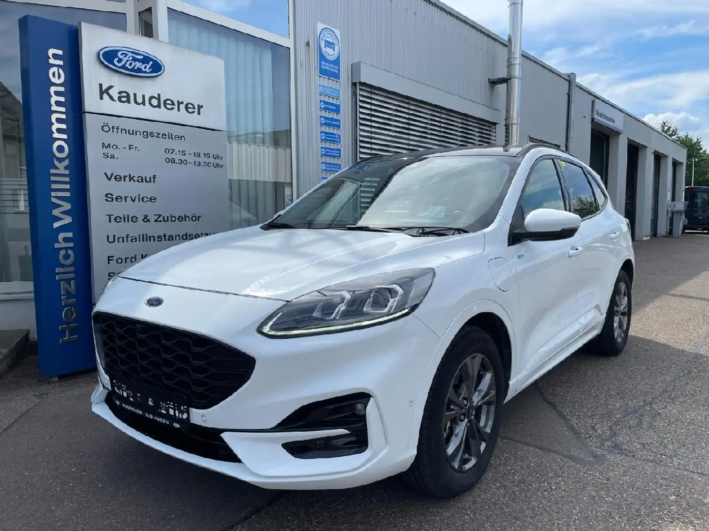 Ford Kuga Plug-In Hybrid ST-Line X Weiß - 1