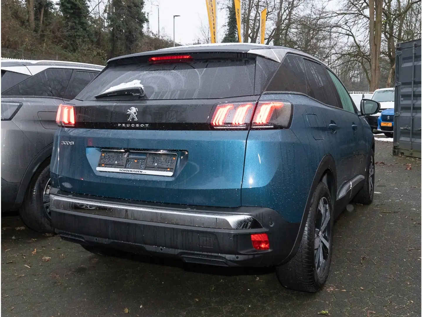 Peugeot 3008 PT 130 S&S EAT8 ALLURE PACK +SHZ+NAVI+MET++ Bleu - 2
