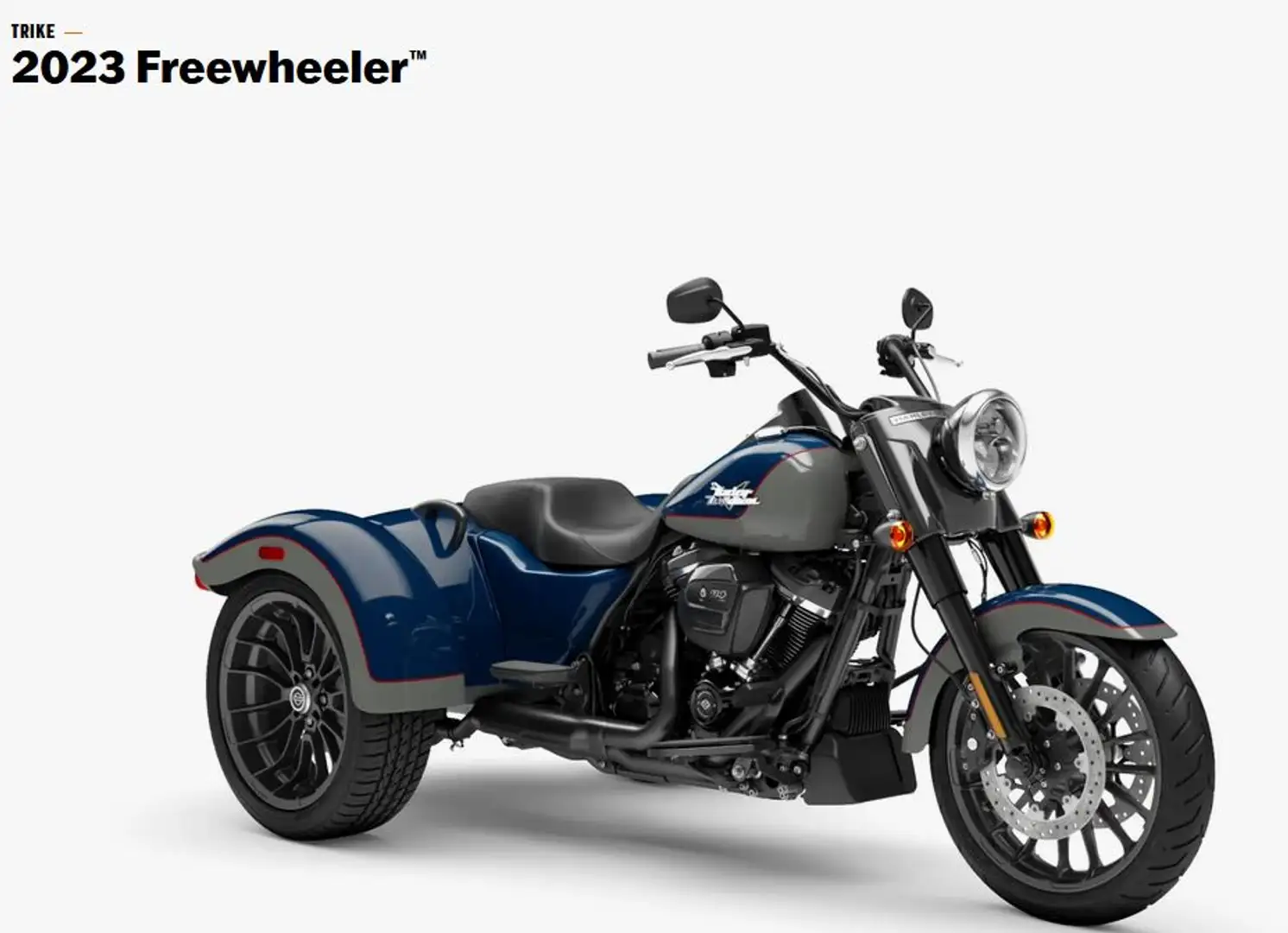 Harley-Davidson Freewheeler TRIKE 114 Blu/Azzurro - 1