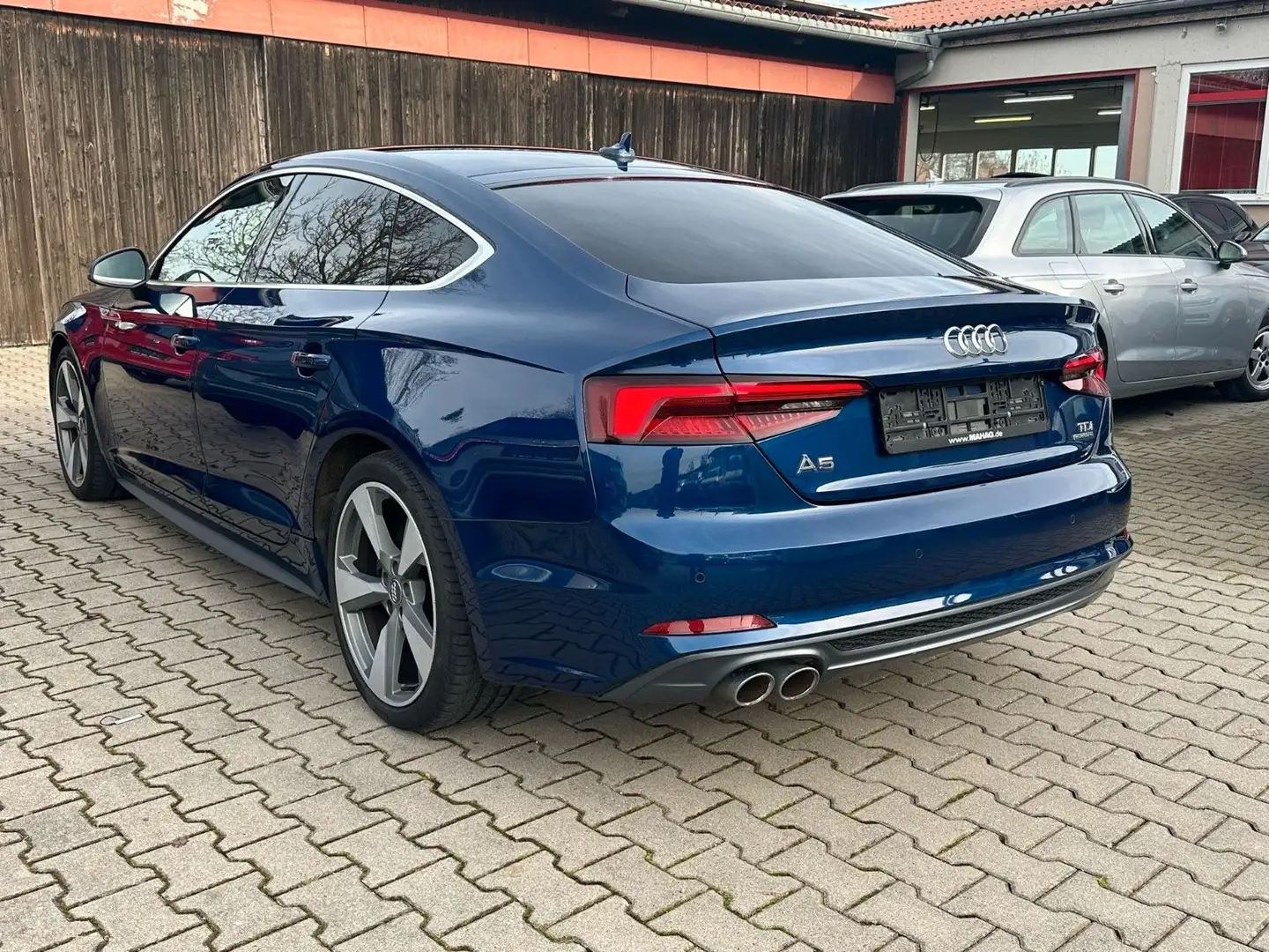 Audi A5 Sportback quattro 3x S-Line/AHK/LED/Leder Blauw - 2