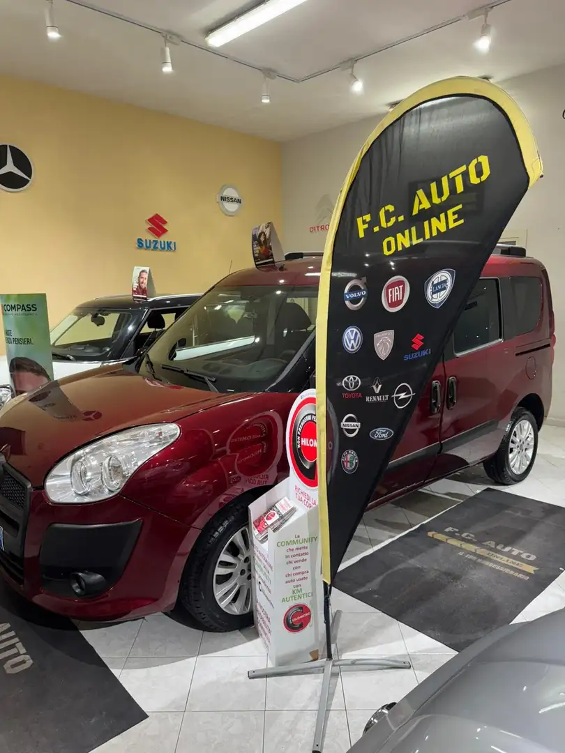 Fiat Doblo Fiat Doblo Doblò 1.4 T-Jet 16V Lounge Rosso - 2