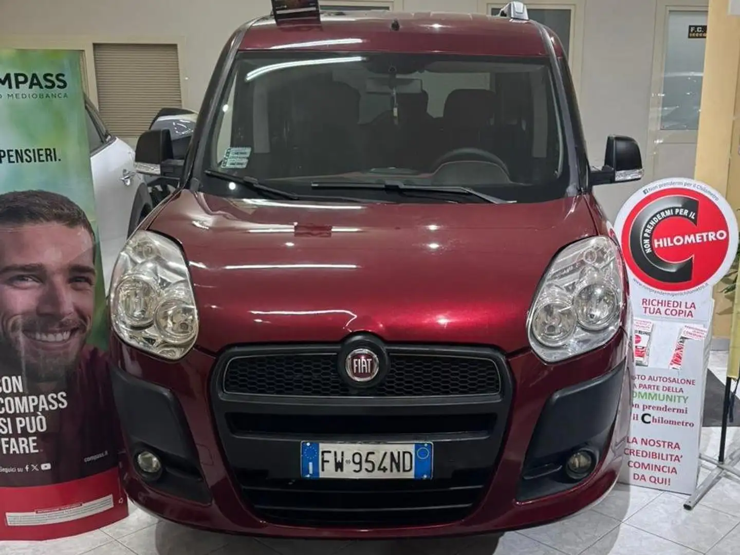 Fiat Doblo Fiat Doblo Doblò 1.4 T-Jet 16V Lounge Rosso - 1