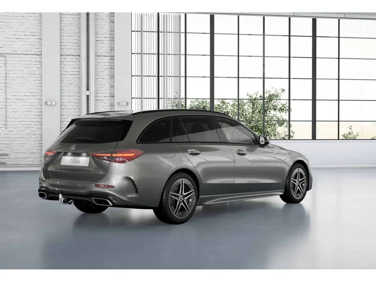 Mercedes-Benz C 200 T +AMG+Night+Sportausp.+KAMERA+AHK+SHZ+AUT Argento - 2