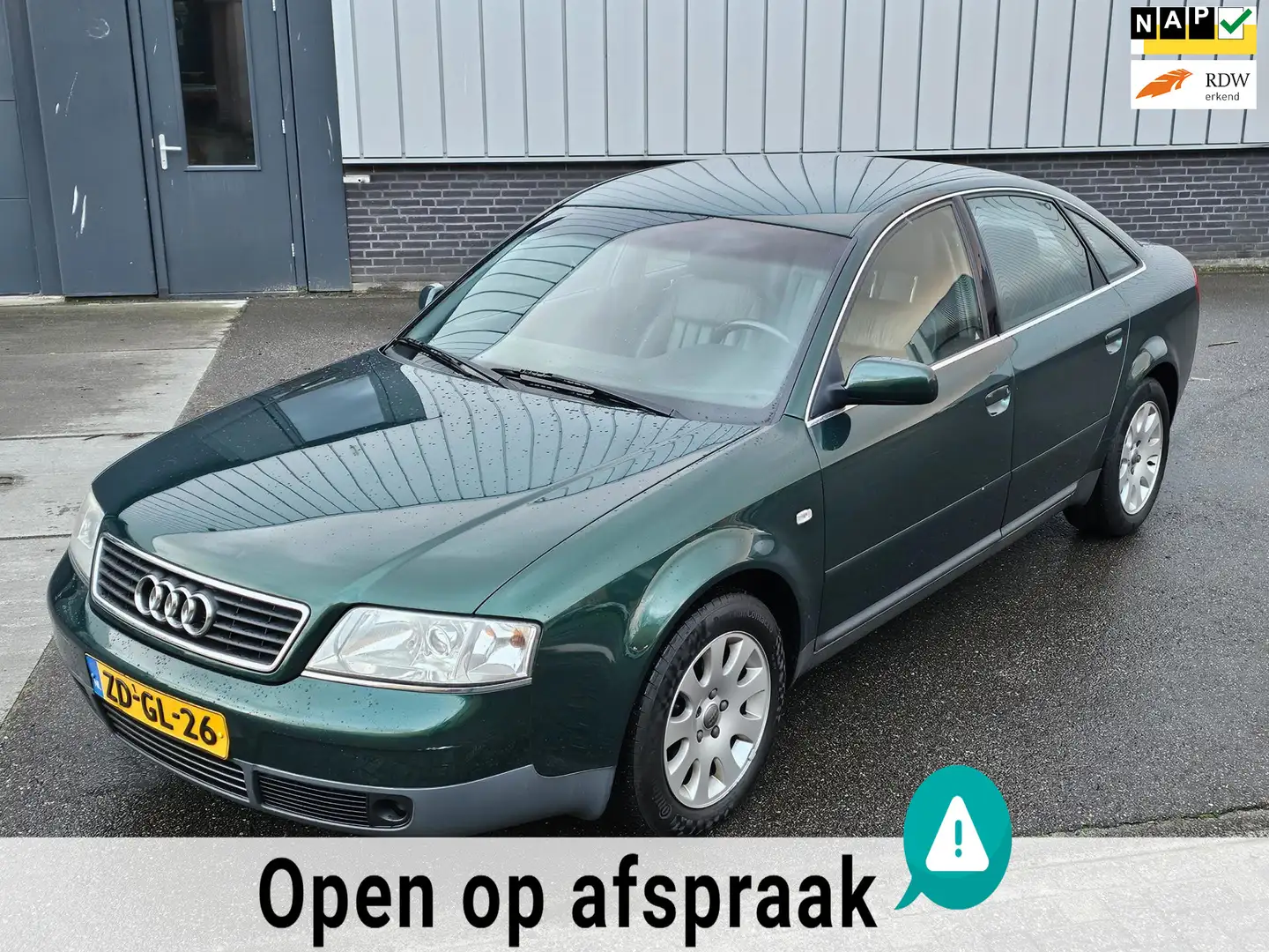 Audi A6 Limousine 2.8 5V Advance zgan 1e eig auto Grün - 1