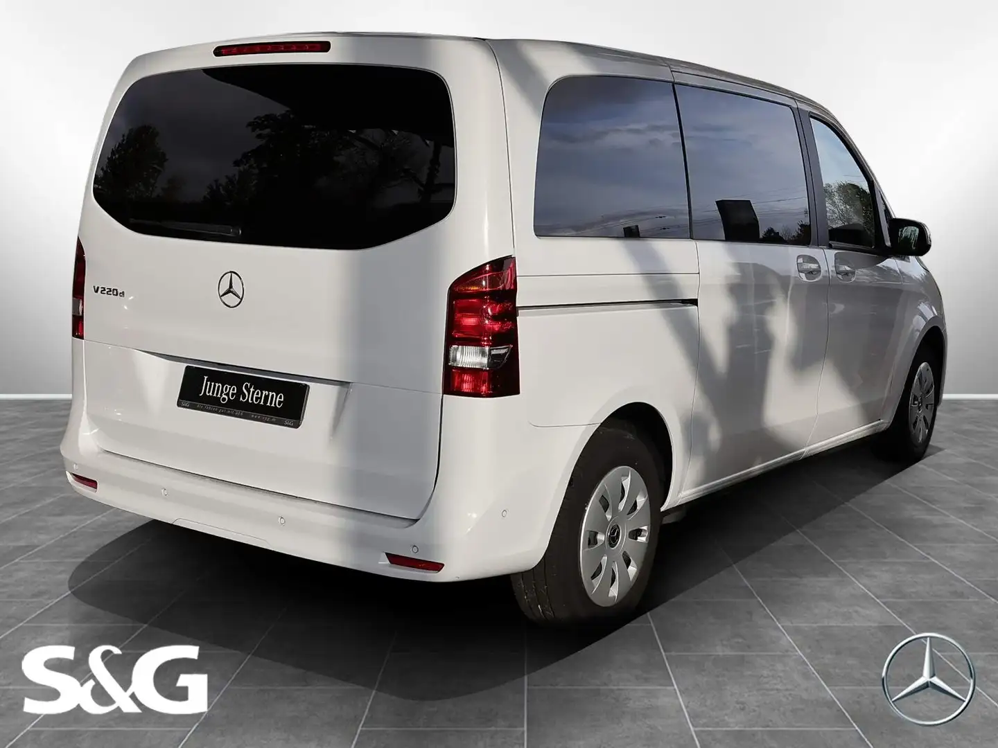 Mercedes-Benz V 220 d RISE Kompakt RüKam+MBUX Blanc - 2