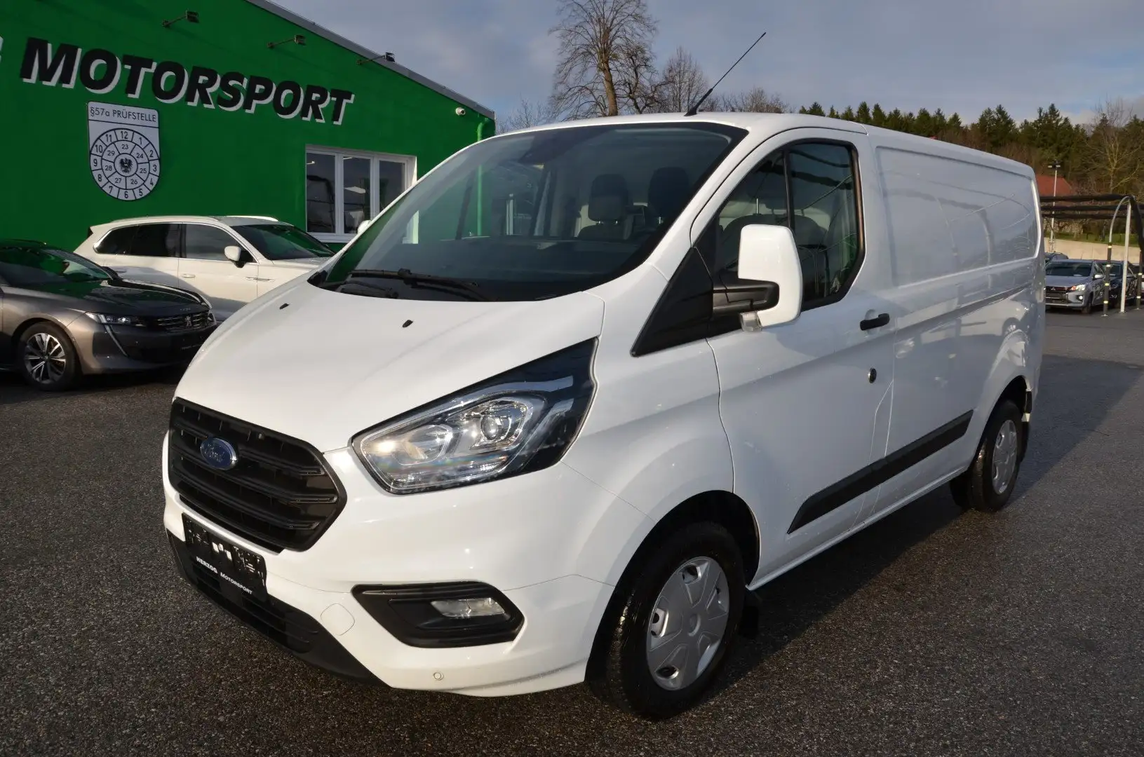 Ford Transit Custom Kasten L1H1 ZAHNRIEMEN-NEU Klima 3 Sitze 1.Besitz Blanc - 2