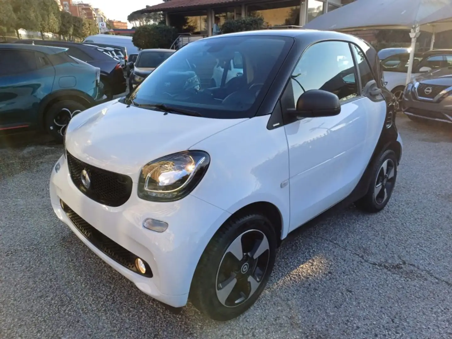 smart forTwo 1000 PASSION 52KW AUTOMATICA TETTO CERCHI ITALIA Bianco - 2