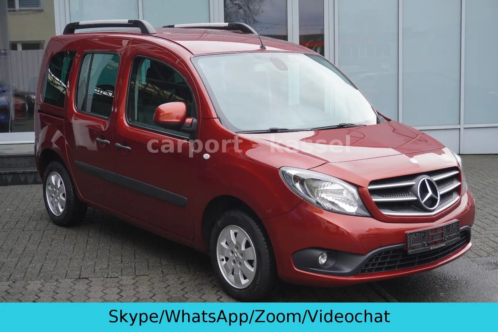 Mercedes-Benz Citan Kombi 112 lang Automatik/Klima/PDC Rot - 1