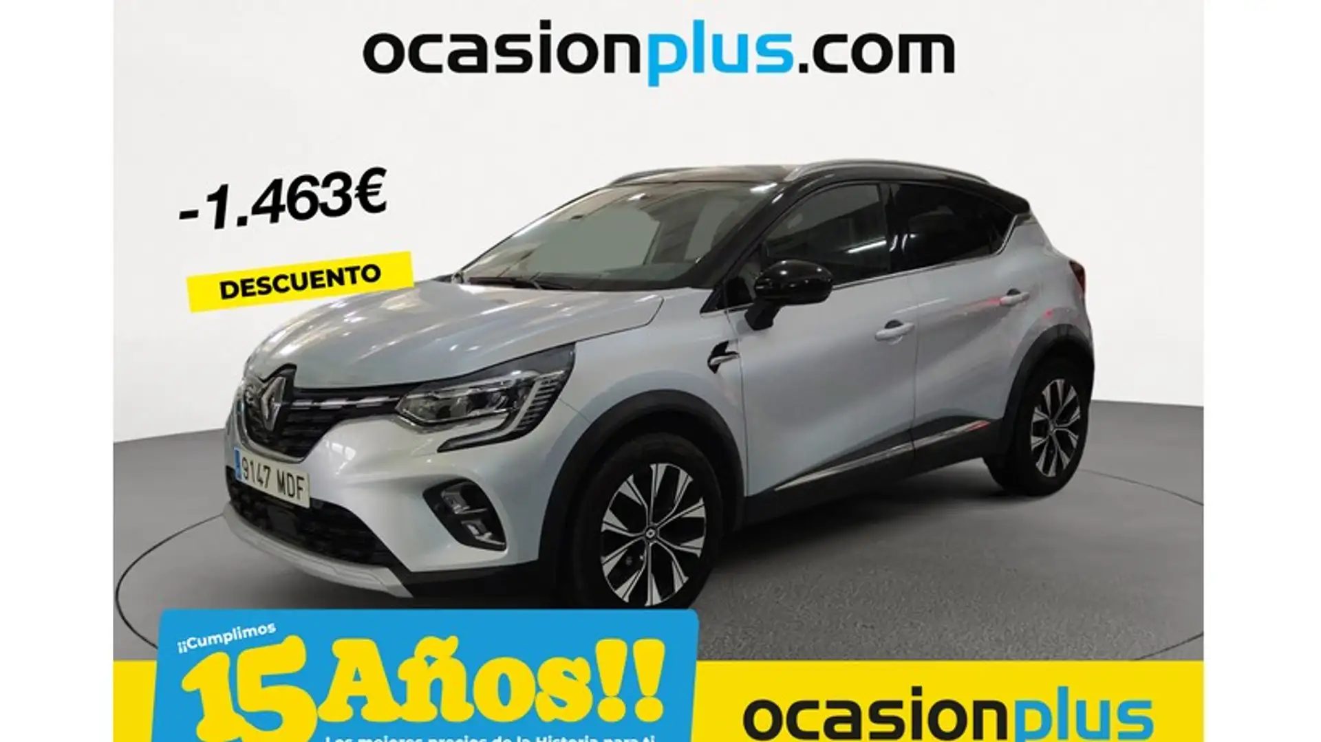 Renault Captur TCe Techno 67kW Gris - 1