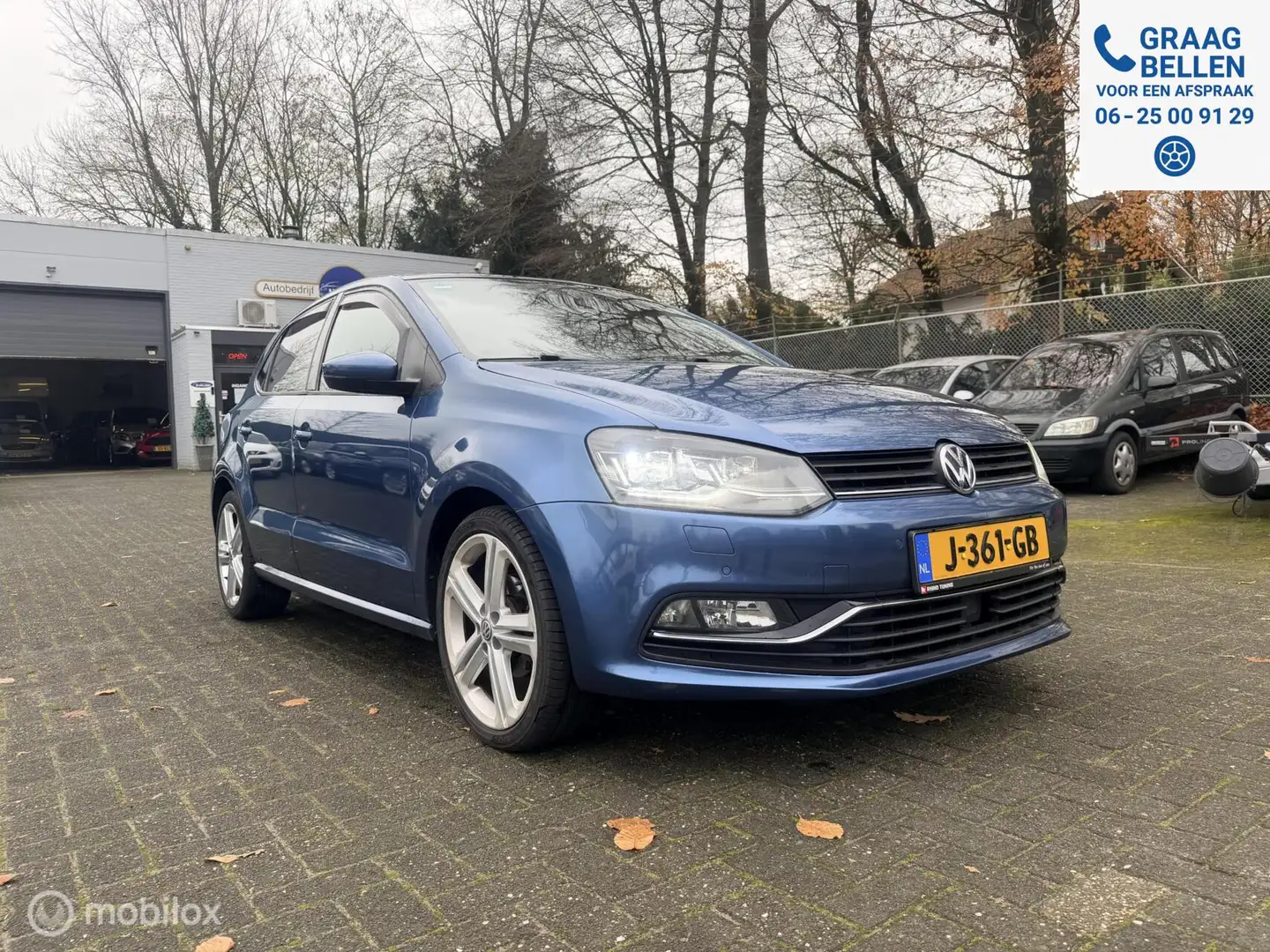 Volkswagen Polo 1.4 TDI DSG 5 deurs Highline Pano-dak / Led / Clim Blau - 2