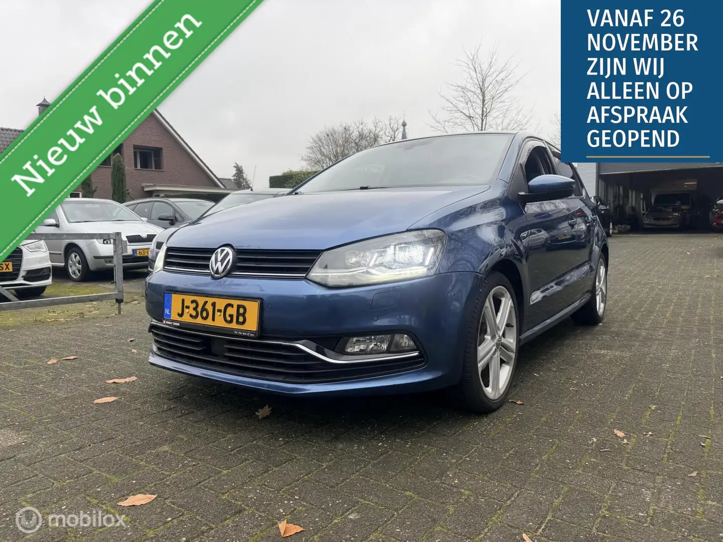Volkswagen Polo 1.4 TDI DSG 5 deurs Highline Pano-dak / Led / Clim Blau - 1