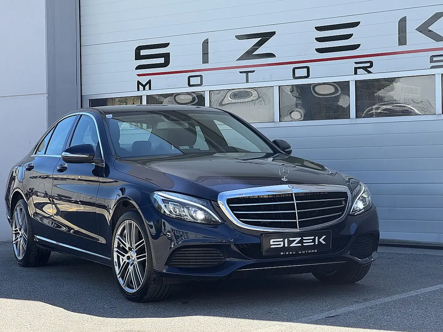 Mercedes-Benz C 220 BlueTEC Aut.|LED|TEILLEDER|NAVI|STZHZG Blau - 2