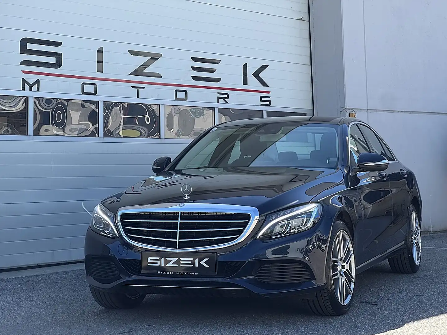 Mercedes-Benz C 220 BlueTEC Aut.|LED|TEILLEDER|NAVI|STZHZG Blau - 1
