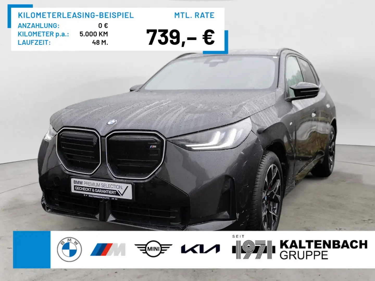 BMW X3 M 50i AHK STANDHZ PANO 360° LED HUD NAVI Gris - 1