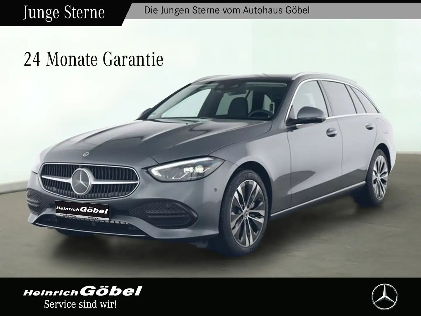 Mercedes-Benz C 300 e T AVANTGARDE+AHK+HUD+360°+PANO+FAHRASSI Grau - 1