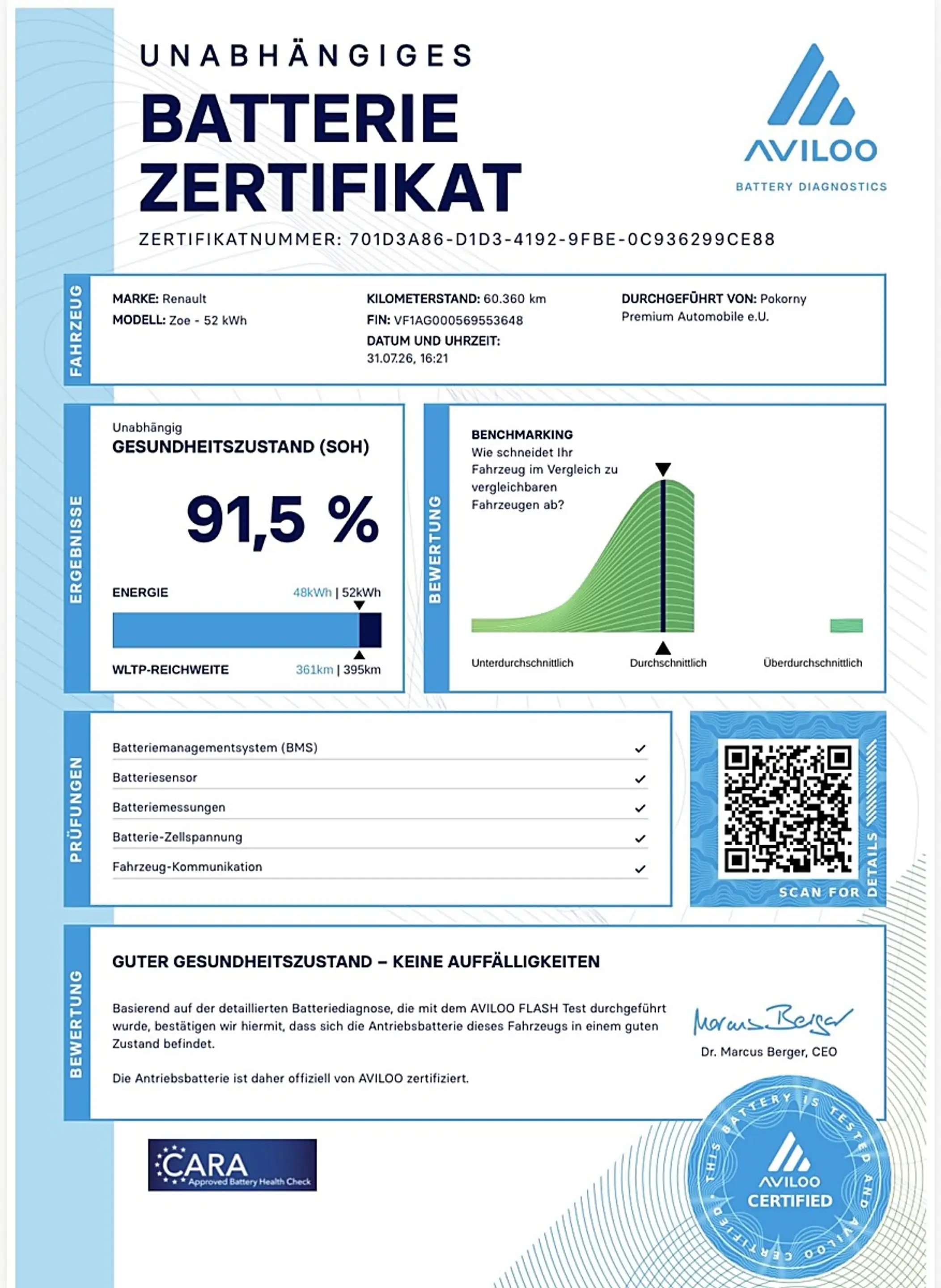 Renault ZOE Zoe R110 Zen R110/Z.E. 50 (Kauf-Batterie) - Top... — photo 7