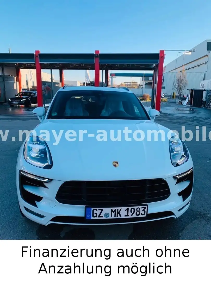 Porsche Macan S Diesel *Pano*Carbon-Paket*Leder*PCM*AHK* Weiß - 2