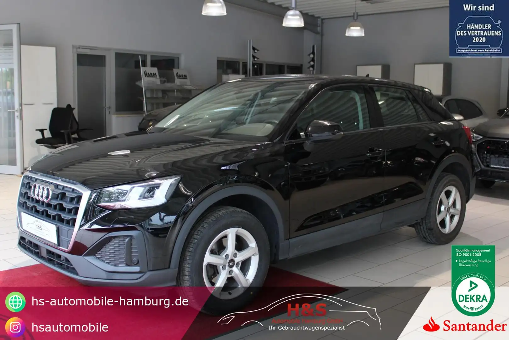 Audi Q2 30 TFSI Carplay-Navi*LED*Sitzheiz. Czarny - 1