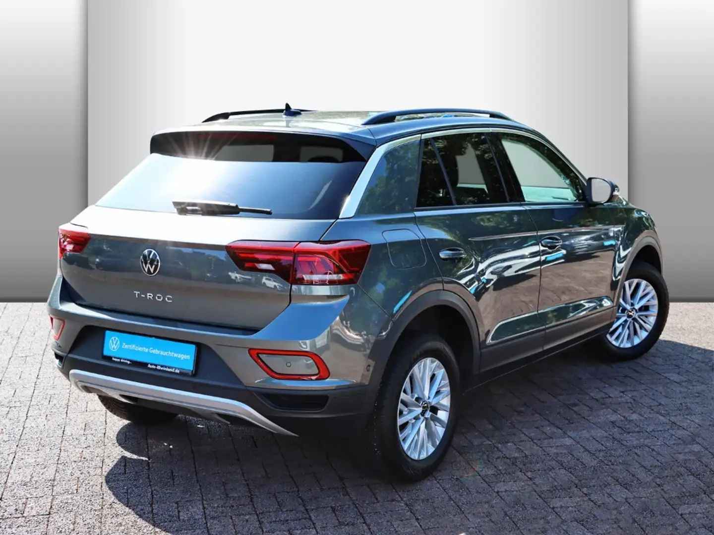 Volkswagen T-Roc Life 1.0 TSI OPF LED/NAVI/PDC/SITZHZ./GJR Grijs - 2