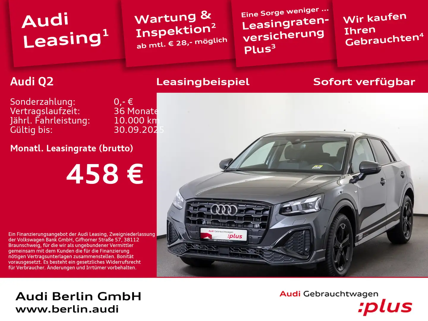 Audi Q2 S line 35 TFSI S tronic Gri - 1