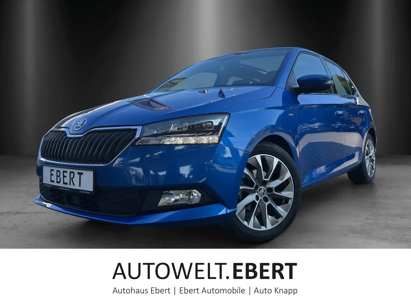 Skoda Fabia CLEVER BEST OF 1,0l TSI 70 kW NAVI+PANO+PD Bleu - 1