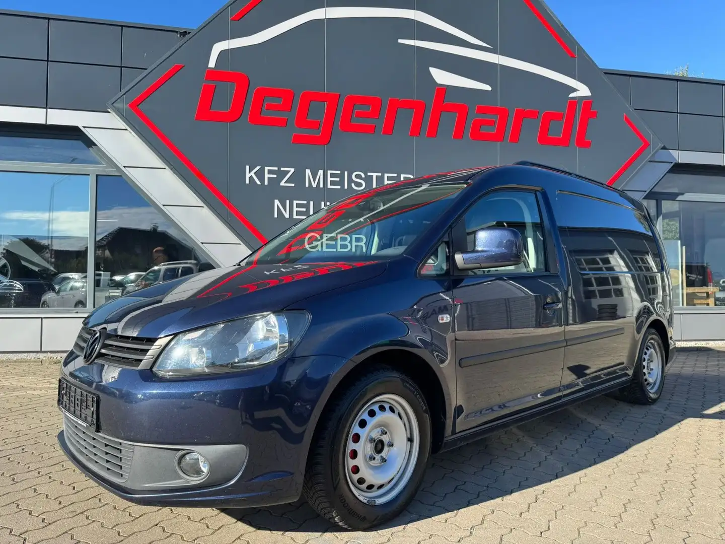 Volkswagen Caddy 1.6 TDI Kasten Maxi Klima Kamera AHK Blau - 1