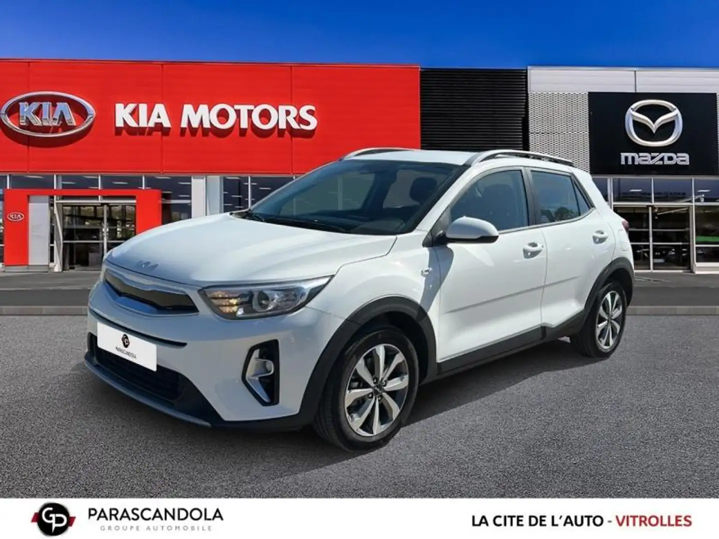 Kia Stonic 1.0 T-GDi 100ch Active Blanc - 1