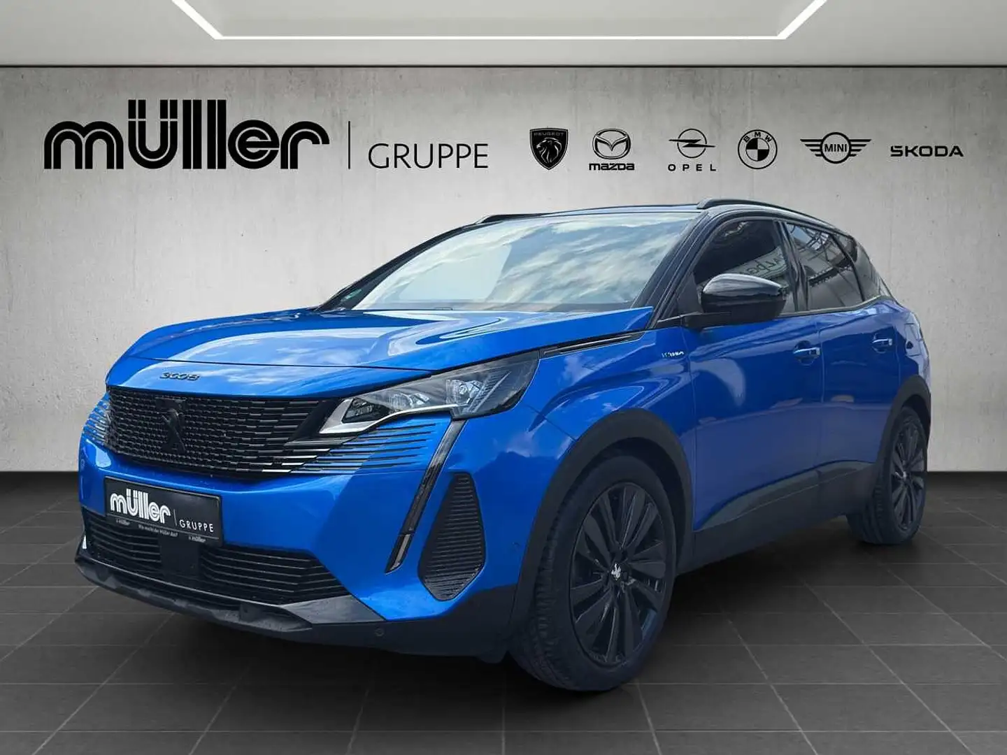 Peugeot 3008 Plug-in Hybrid 300 e-EAT8 GT Pack Blau - 1
