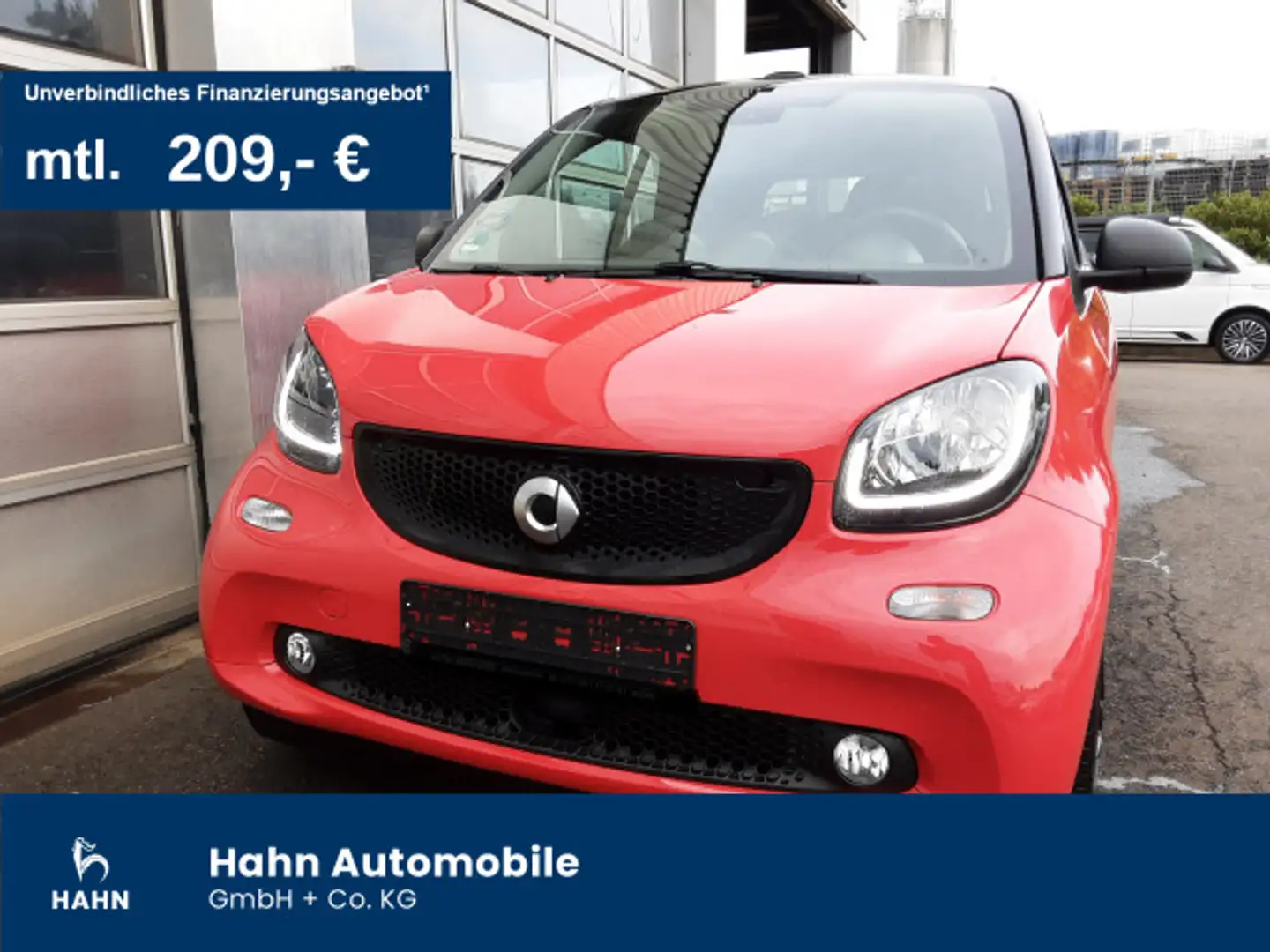 smart forTwo fortwo cabrio passion 1.0 52kW DCT NAVI CAM SITZ Rot - 1