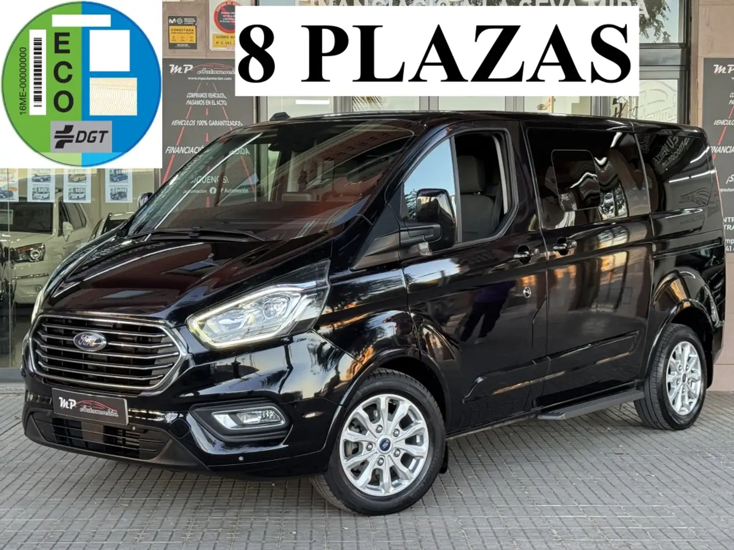 Ford Tourneo Custom 2.0 EcoBlue Hybrid Titanium 130 Noir - 1