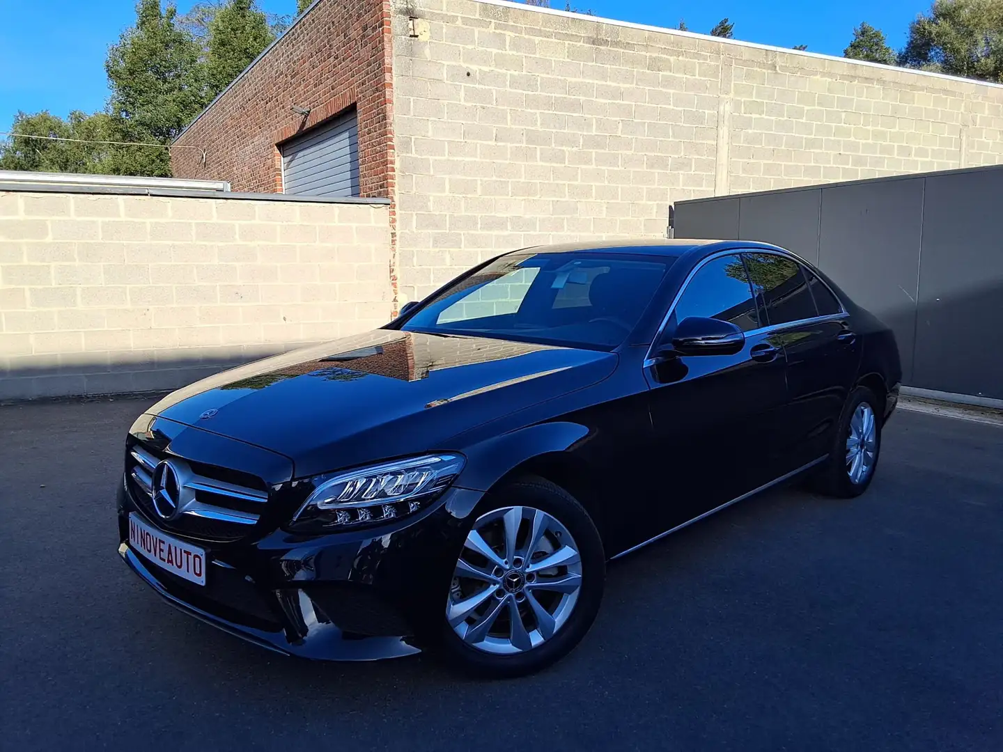 Mercedes-Benz C 180 C 180d * AUTOMAAT NAVI AIRCO CAMERA ~~87000KM~~ Zwart - 2