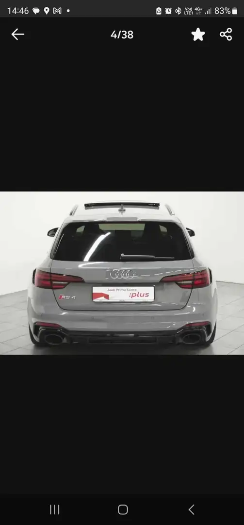 Audi RS4 Avant 2.9 tfsi Exclusive edition Grigio Signal qua - 2