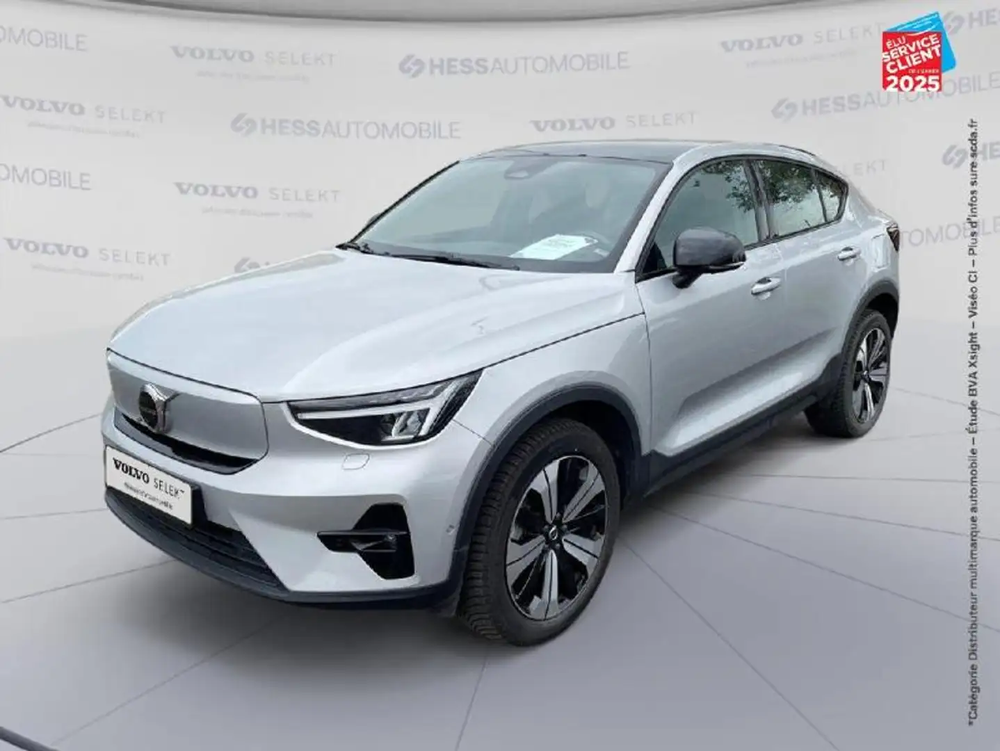 Volvo C40 Recharge 231ch Ultimate TPano Siege chauf Camera GPS Ezüst - 1