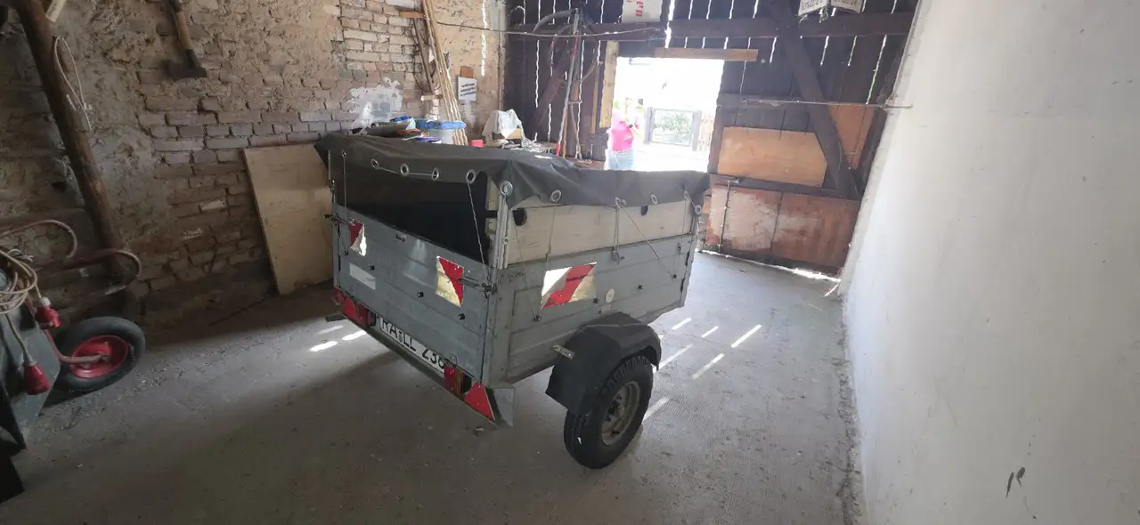 Trailer-Anhänger Anhänger 550 Kg mit Plane, foto 2