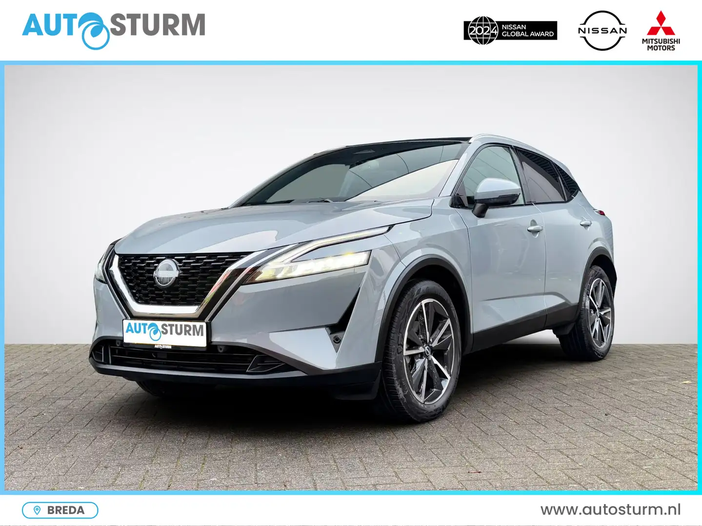 Nissan Qashqai 1.3 MHEV Xtronic Tekna Design Pack | Panoramadak | Grijs - 1