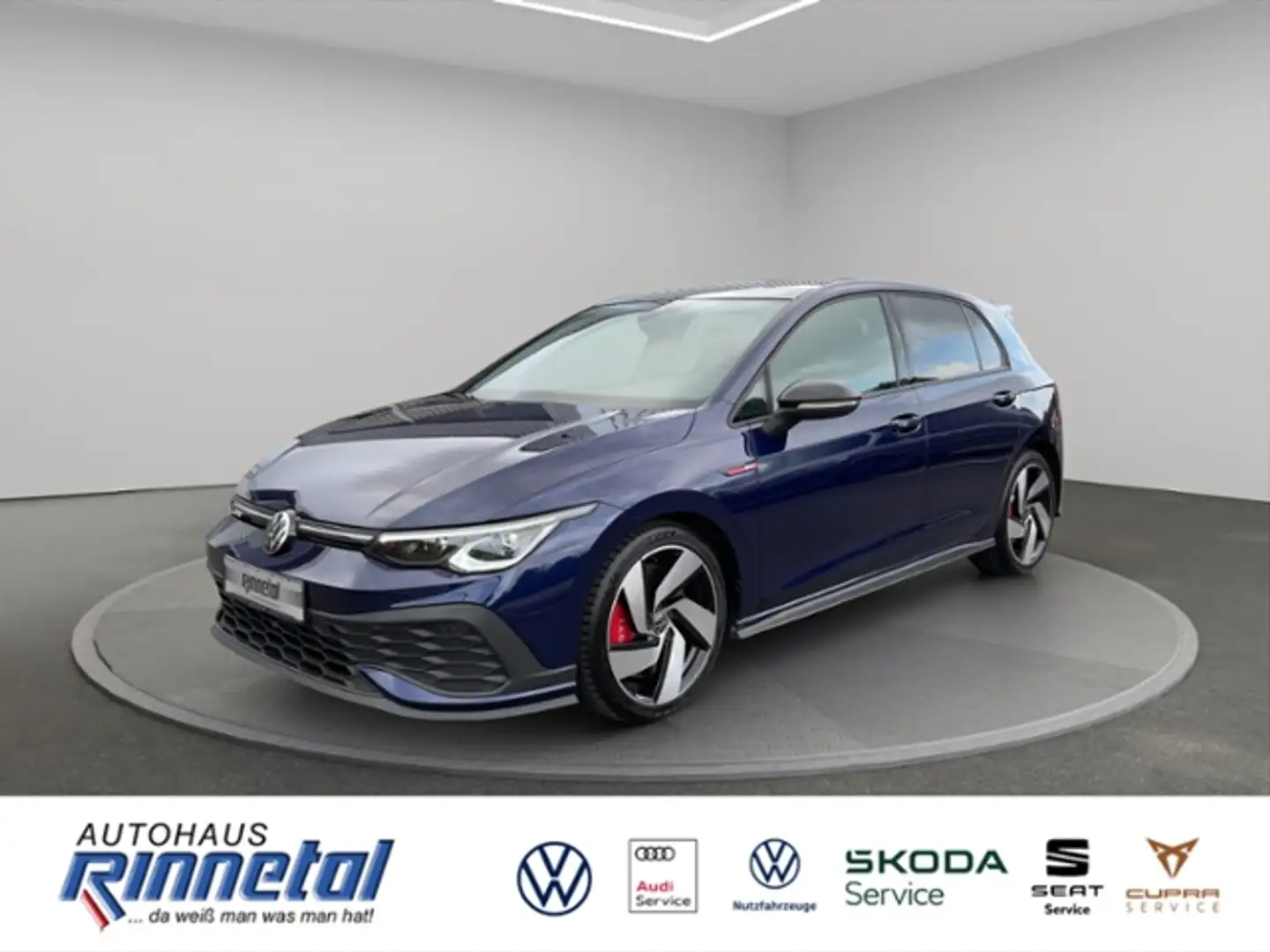 Volkswagen Golf VIII 2.0 TSI DSG GTI Clubsport Black Style OANO+M Blau - 1