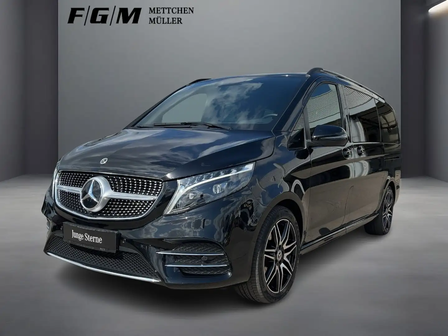 Mercedes-Benz V 300 d lang Edition AMG-Line Burm|TWA|AHK Noir - 1