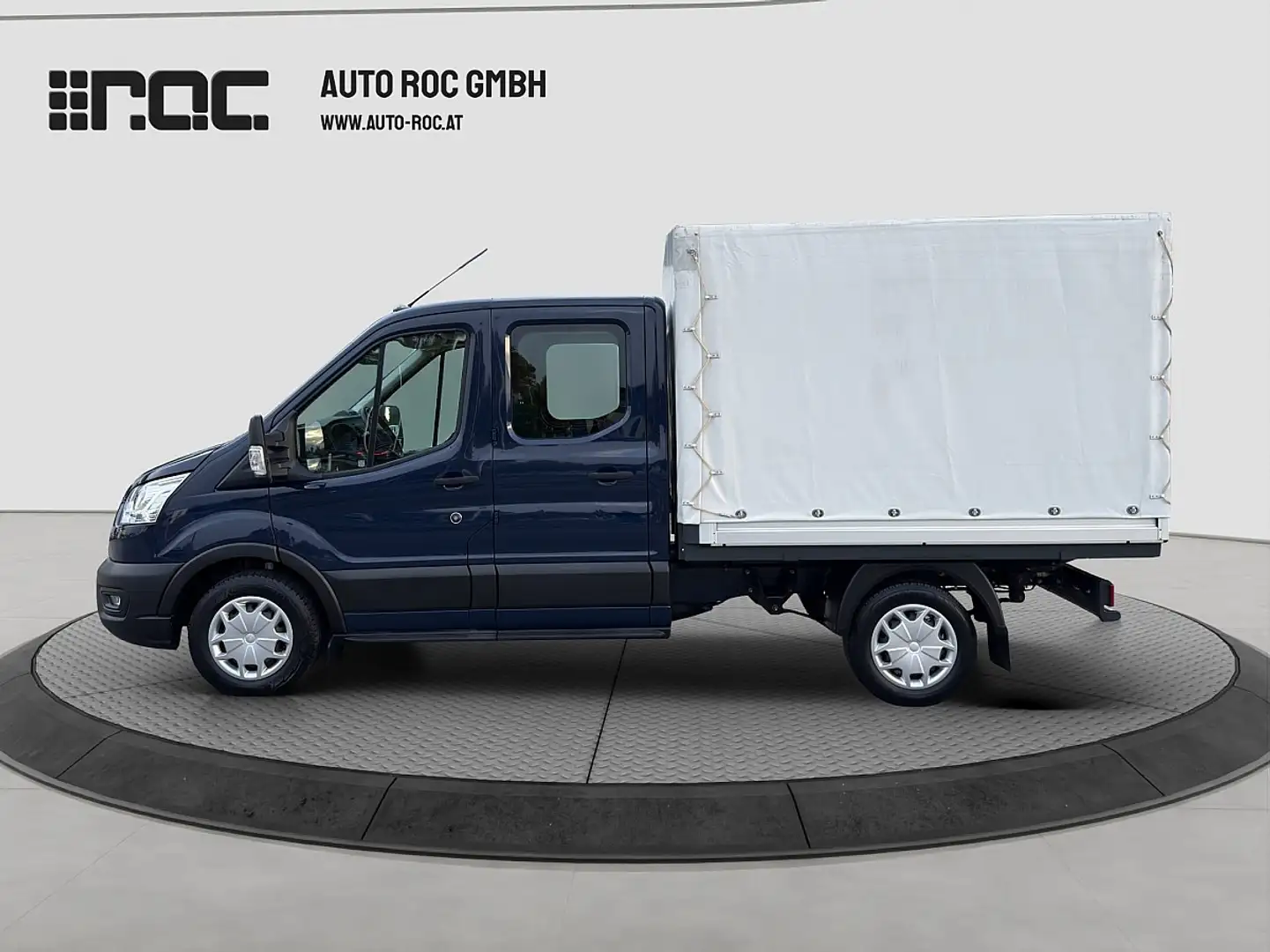 Ford Transit Pritsche DoKa 2,0 EcoBlue L2H1 310 Trend / 7-Si... Blau - 2
