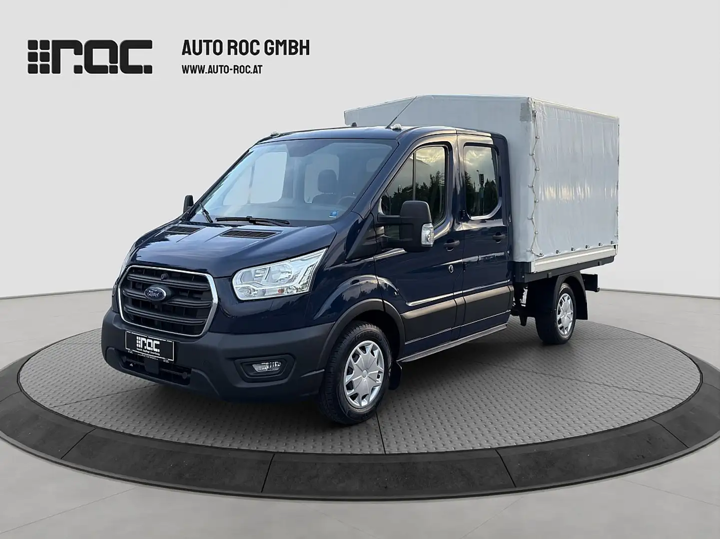 Ford Transit Pritsche DoKa 2,0 EcoBlue L2H1 310 Trend / 7-Si... Blau - 1