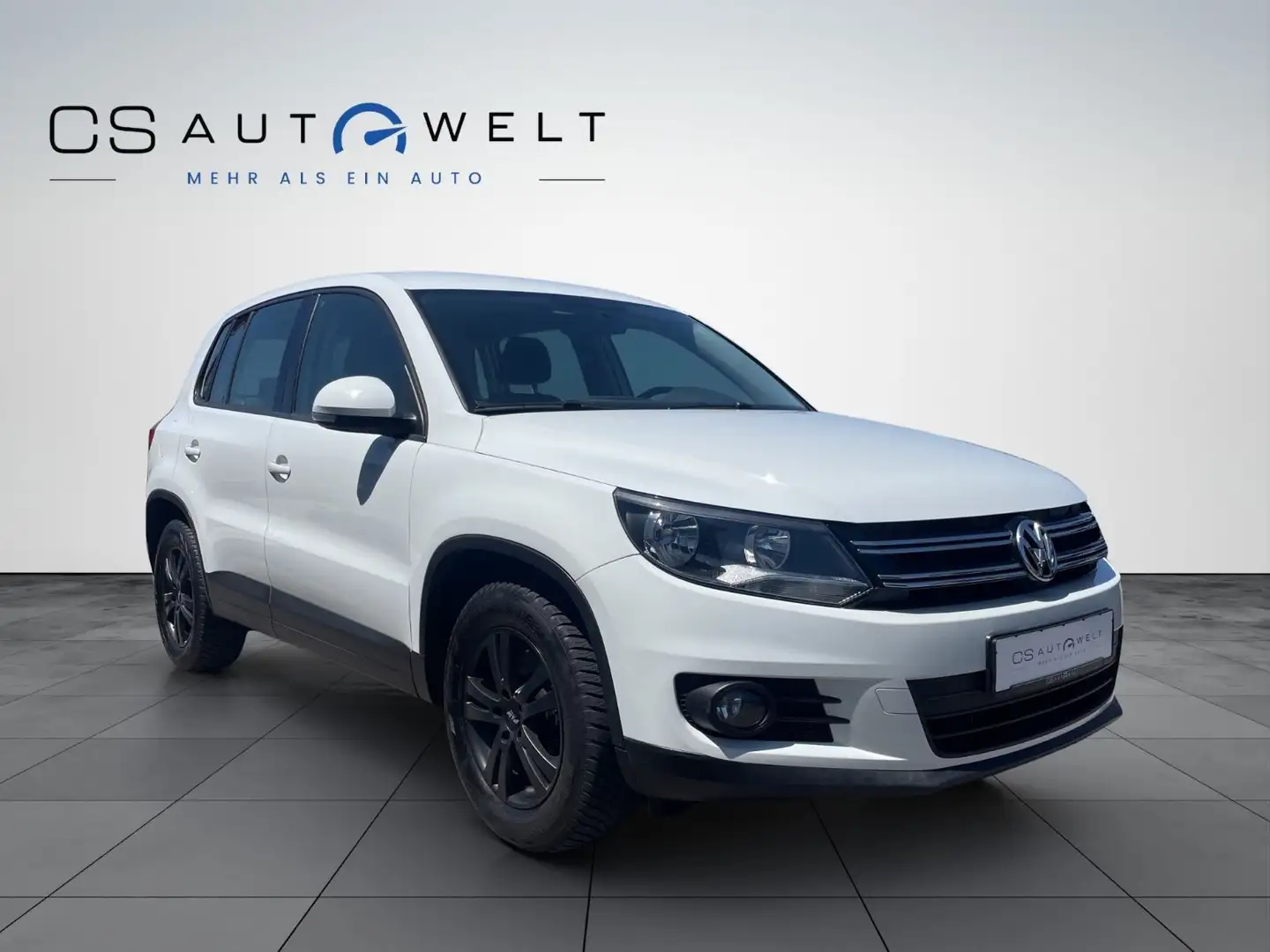 Volkswagen Tiguan 1.4 TSI AHK/KLIMA/PDC/1.HAND Weiß - 2