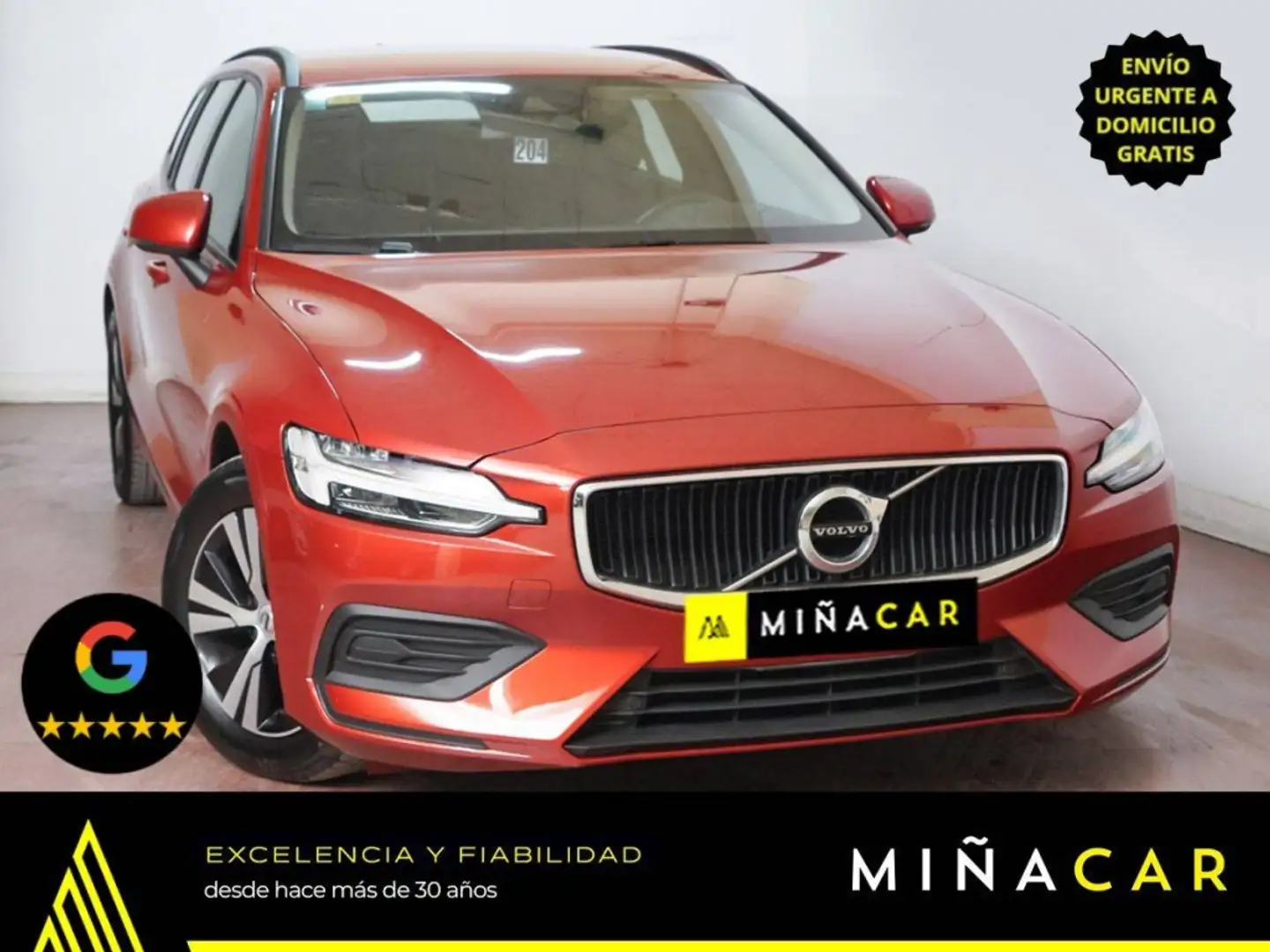 Volvo V60 D3 Aut. Naranja - 1
