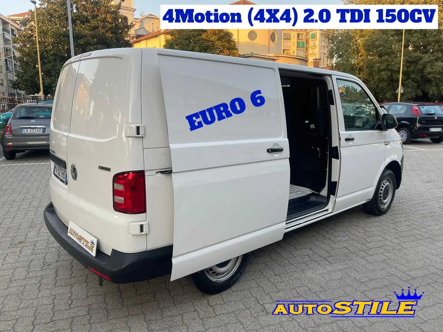 Volkswagen Transporter 2.0 TDI 150CV 4Motion (4X4) *** EURO 6 Bianco - 1