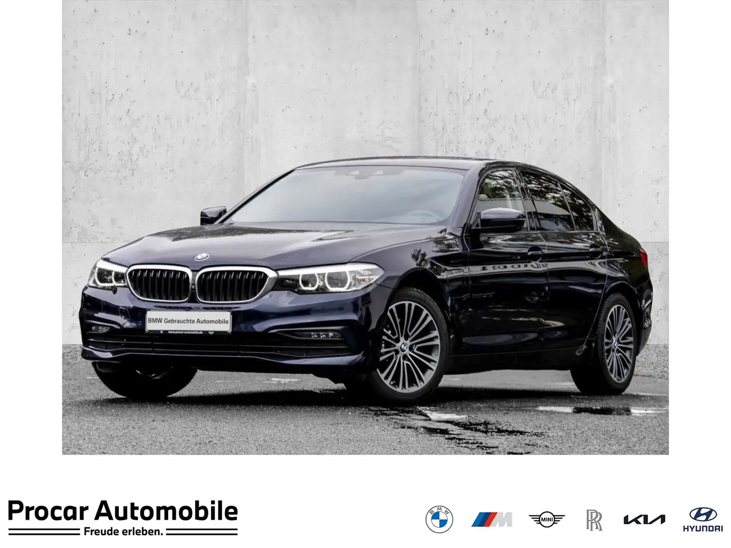 BMW 530 e iPerformance SPORT LINE+360° KAMERA+SHZ+LHZ Albastru - 1