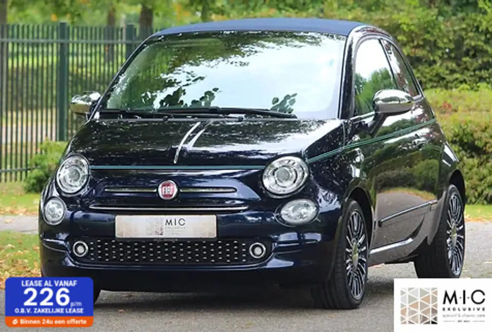 Fiat 500C Riva | 05-2017 | 84.465 km | Inruil welkom. Синий - 1
