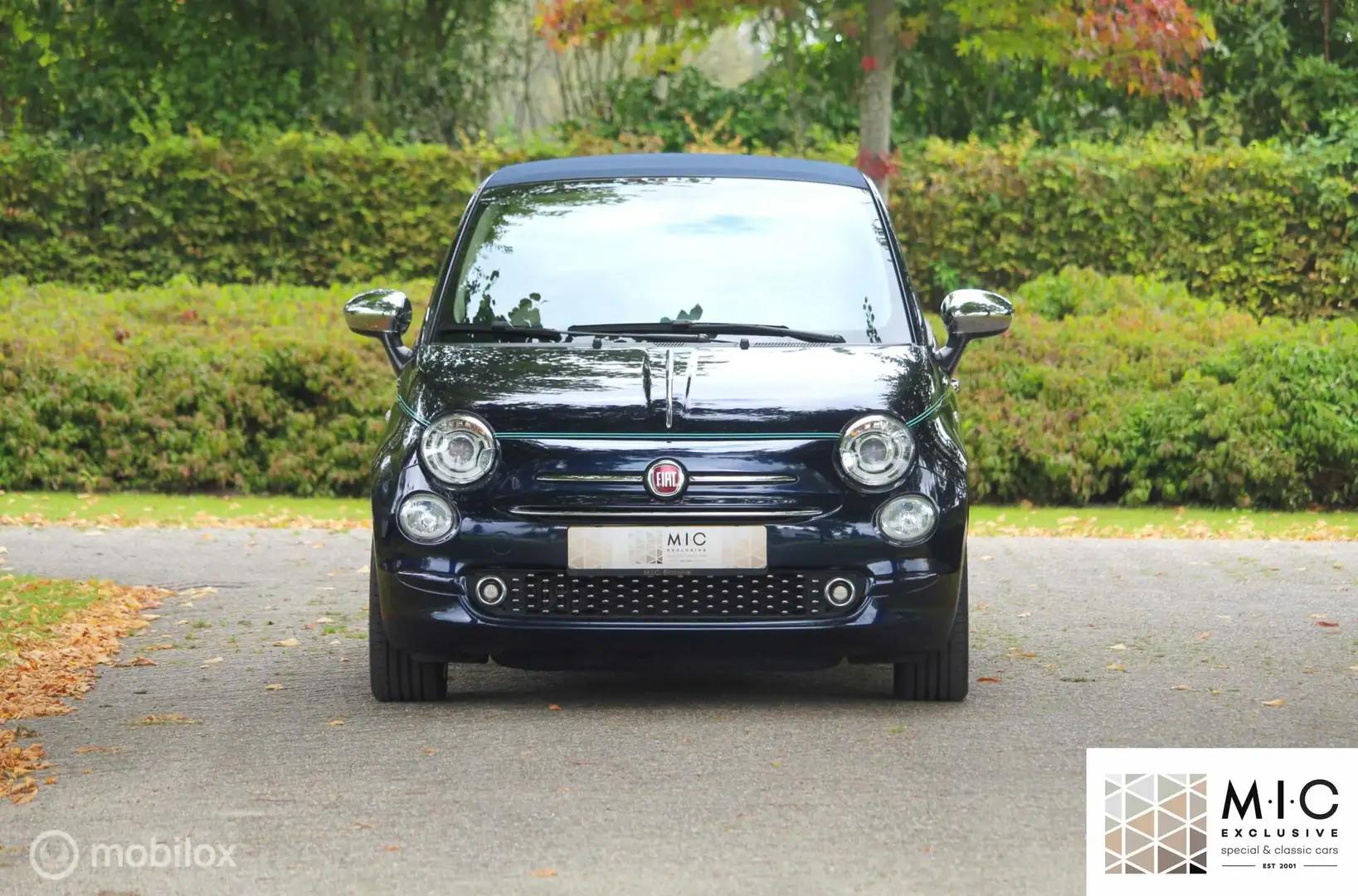 Fiat 500C Riva | 05-2017 | 84.465 km | Inruil welkom. Blu/Azzurro - 2